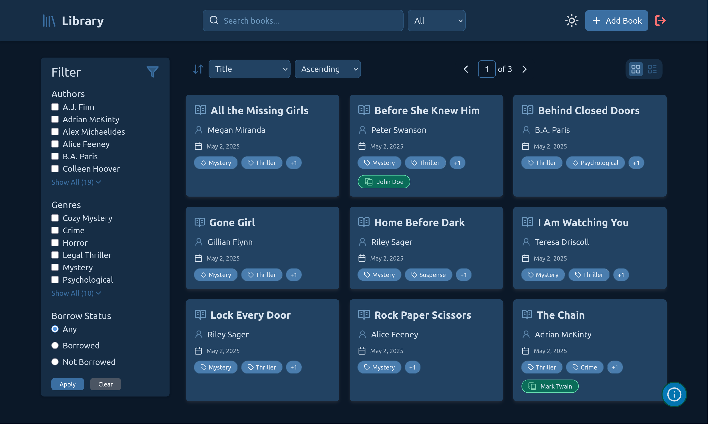 Fullstack Library App